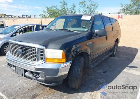 2001 Ford Excursion Xlt из США, поврежденный, VIN 1FMNU40S61ED42829